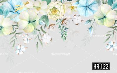 Tranh dán tường Hoa lá44 - Tranh tường chất lượng cao